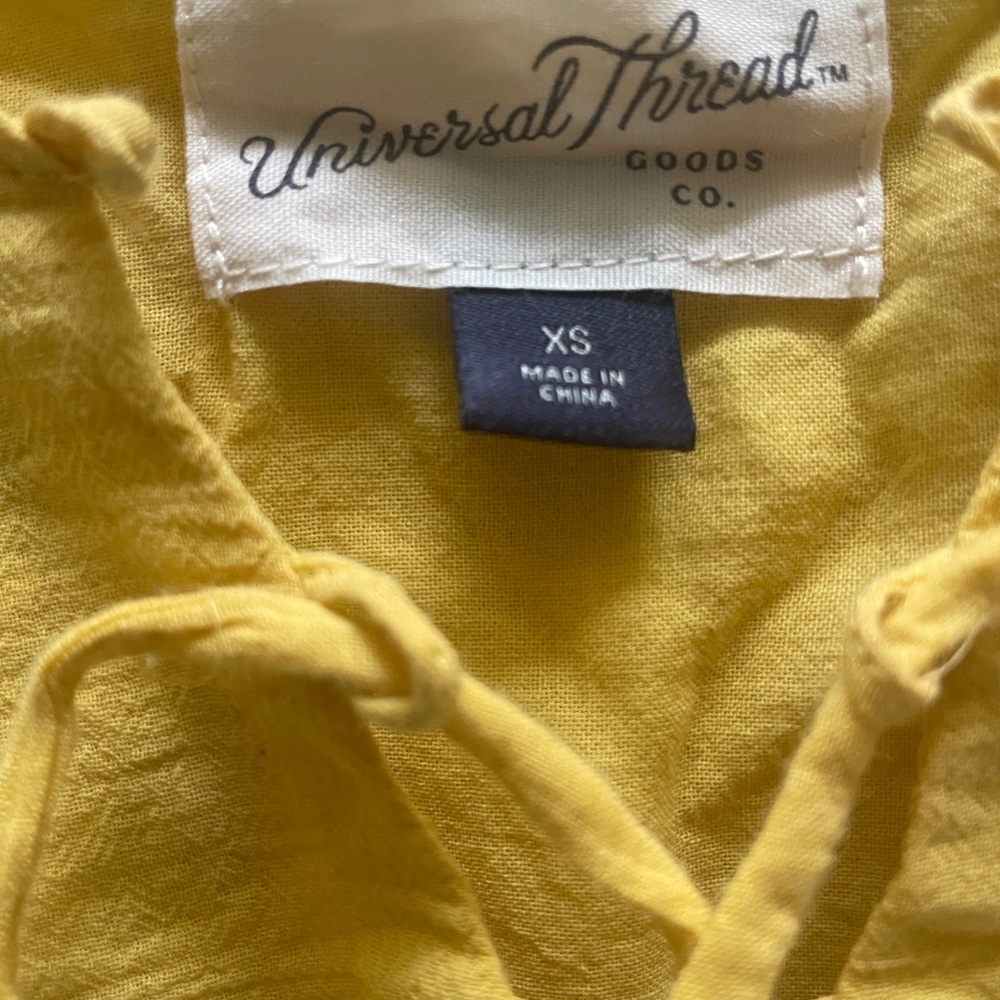 Yellow Sleeveless Dress